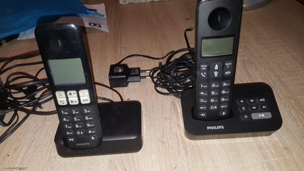 lot 2 téléphone sans fils phillips, Télécoms, Enlèvement ou Envoi, Comme neuf