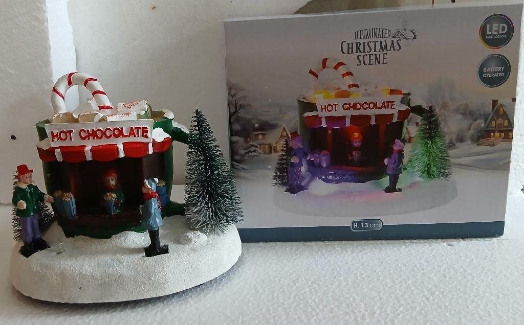 Kerstdorp Hot Chocolate, Diversen, Kerst, Ophalen, Zo goed als nieuw