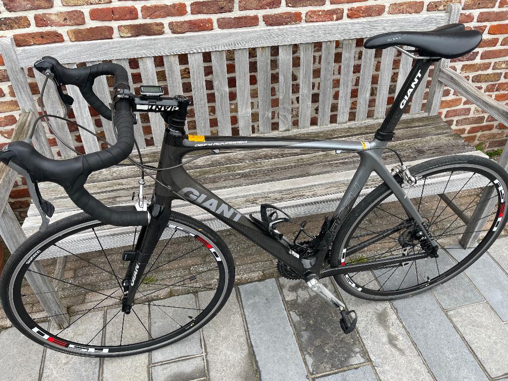 Koersfiets GIANT, Fietsen en Brommers, Ophalen, Gebruikt, Carbon, Heren