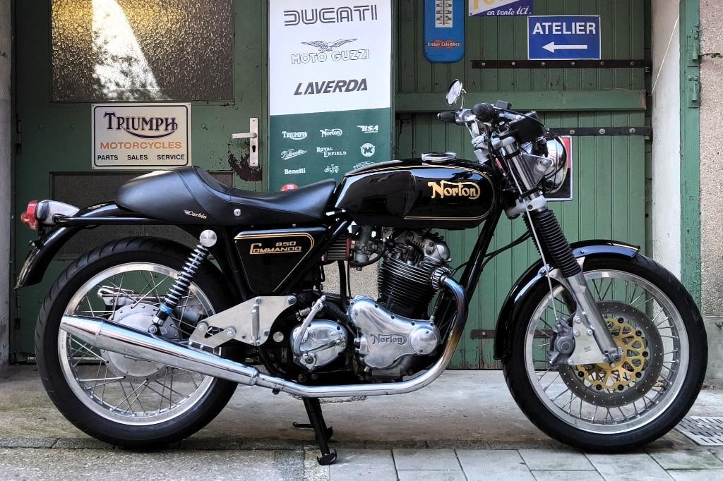 1974 - Norton - 850 Commando Roadster, Motos, Enlèvement, 2 cylindres, Plus de 35 kW