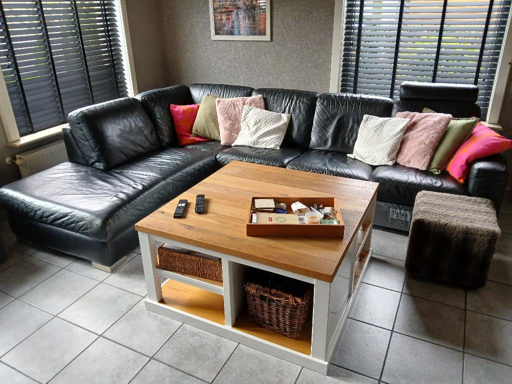 hoeksalon, Ophalen, Gebruikt, Leer