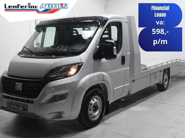 Fiat Ducato 2.2 Mjet 140 pk Autotransporter Tijhof BPM vrij, Bedrijf, 265 g/km, Zilver of Grijs, Parkeersensor