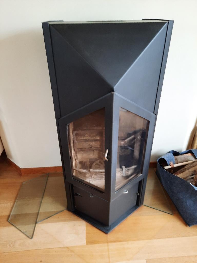Poêle à bois Scandinavian Scan., Maison & Meubles, Poêles, Enlèvement, Utilisé, Bois, Autoportant