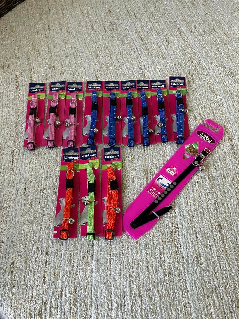 Vitakraft halsbandjes poes (12stuks), Dieren en Toebehoren, Ophalen of Verzenden, Nieuw