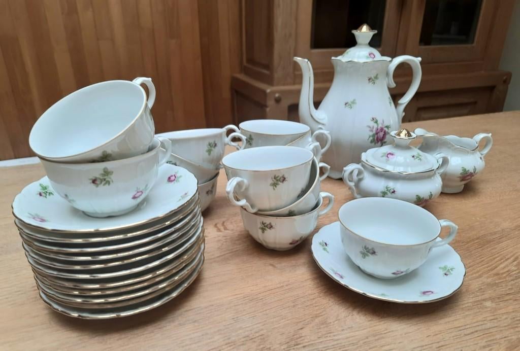 MZ Czechoslovakia koffieservies, Antiek en Kunst, Ophalen