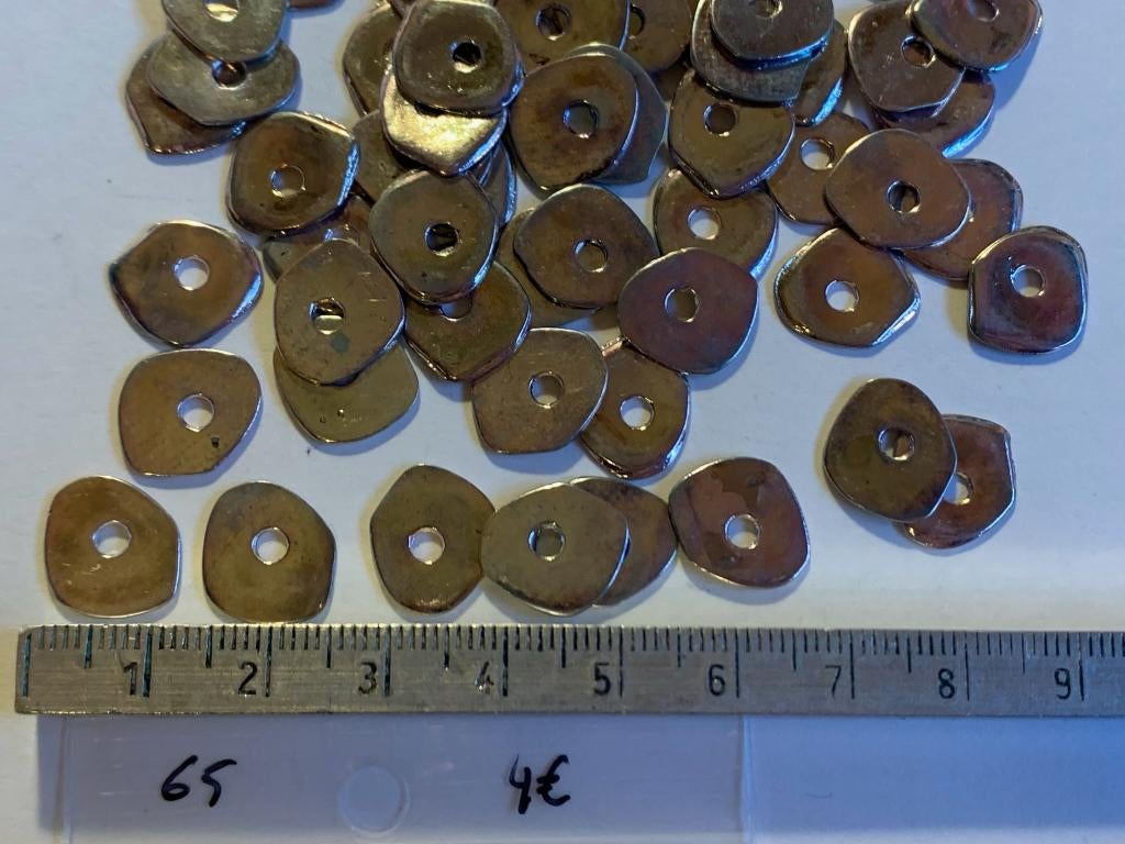 65 metalen tussenkraal, Enlèvement ou Envoi, Neuf, Entretoise ou Perle intermédiaire