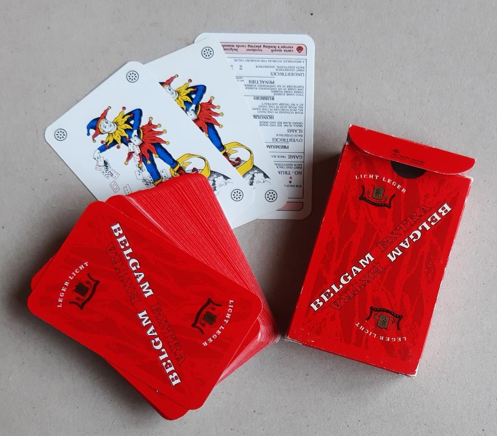 SPEELKAARTEN RECLAME BELGAM EXTRA TABAK TABAC., Ophalen of Verzenden, Speelkaart(en)