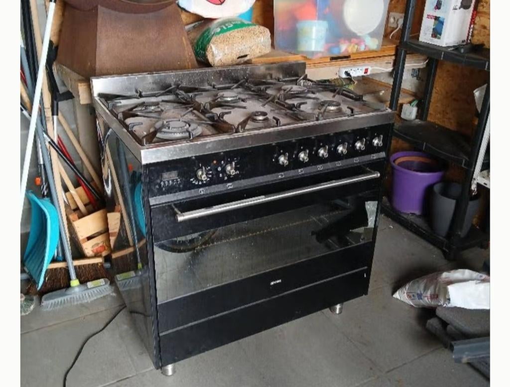 Gasfornuis, Ophalen, Gebruikt, Gas, Vrijstaand