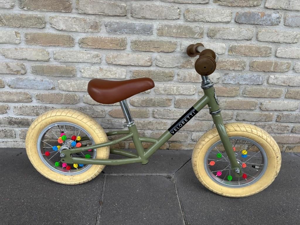 veloretti Mini - Desert Moss - loopfiets 2-4 jaar, Fietsen en Brommers, Ophalen, Zo goed als nieuw, Minder dan 16 inch, Veloretti