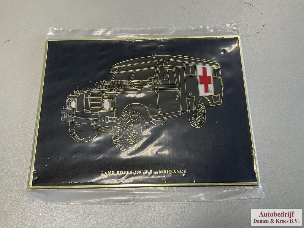 LAND ROVER 109” W.B. AMBULANCE bord plastic classic zwart go, -, -, Nieuw, Ophalen of Verzenden