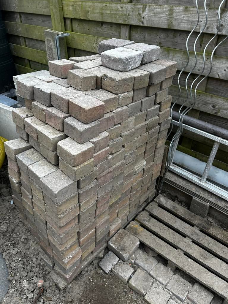 400tal Gratis Klinkers 10x10x6cm, Enlèvement, Comme neuf, Briques