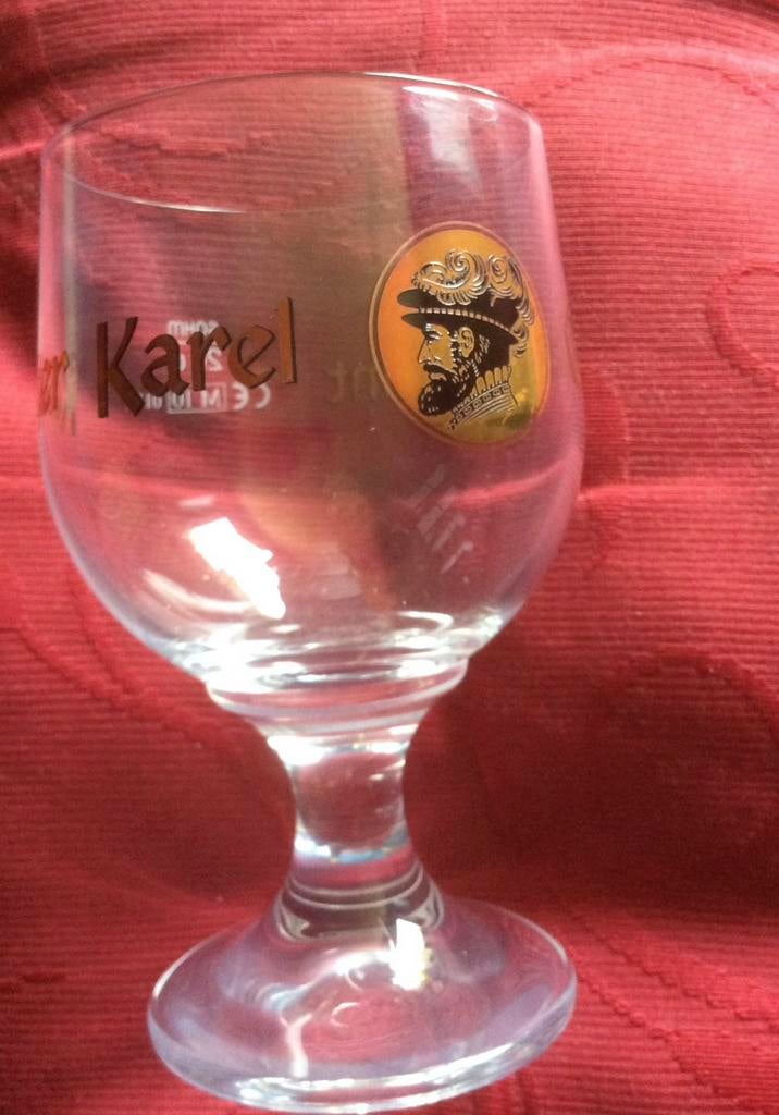 Keizer Karel proefglazen, Verzamelen, Biermerken, Ophalen, Zo goed als nieuw, Glas of Glazen
