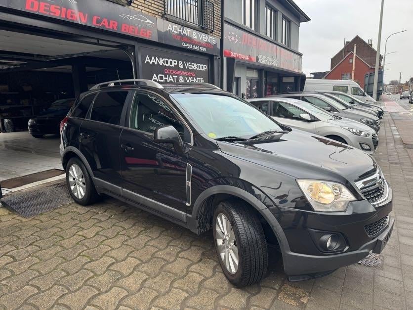 Opel Antara 2.2Cdti 4x4 met 125.000 km 1e Main, Euro 5, Zwart, Leder, Bedrijf