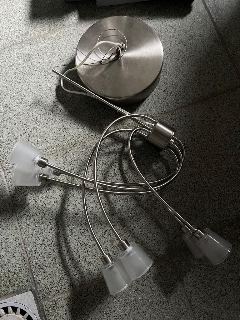 Luster, Huis en Inrichting, Ophalen, Gebruikt, Metaal