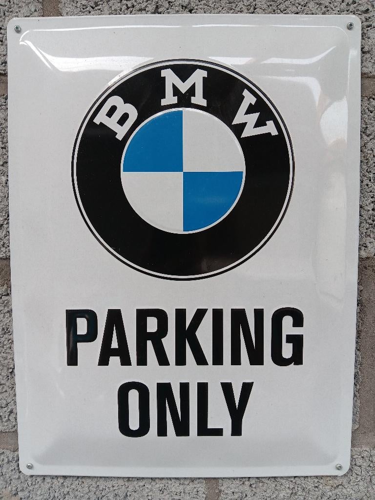 Emaille bord BMW - Metaal, Enlèvement