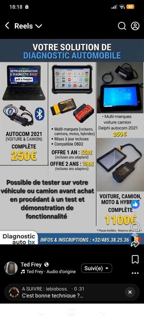 Professionele diagnose van auto-truck-moto-hybride, Games en Spelcomputers, Ophalen of Verzenden