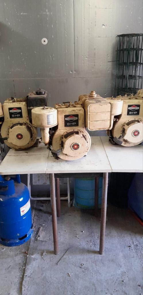 Moteurs Briggs Stratton 8 et 5 CV, Enlèvement