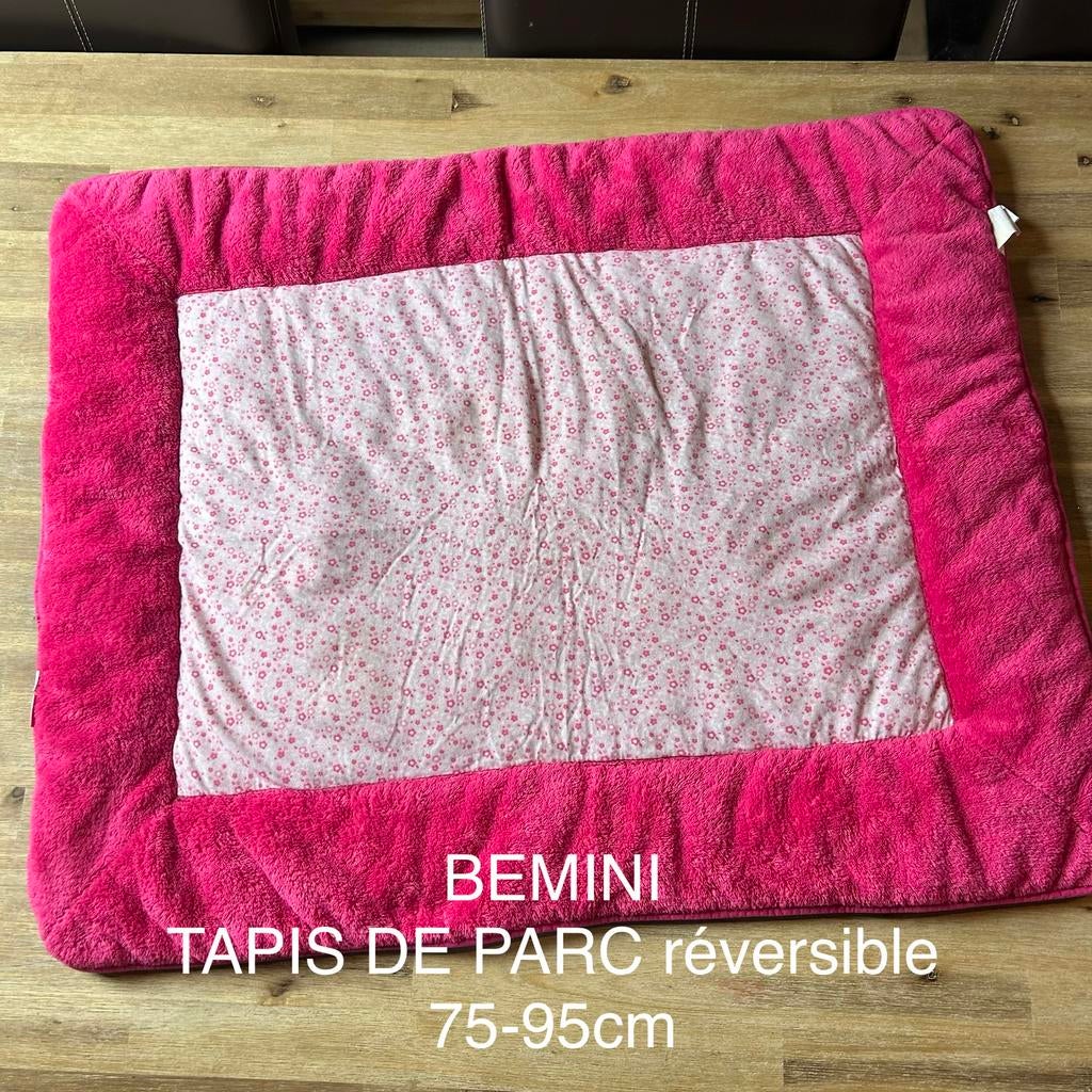 Ensemble Tapis de parc + couverture, Enfants & Bébés, Parcs, Enlèvement ou Envoi, Comme neuf, Rectangulaire, Tapis de parc
