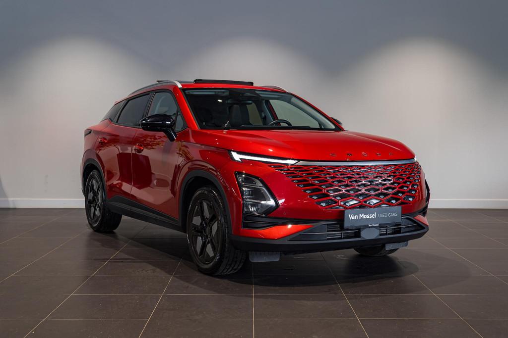 OMODA 5 PREMIUM 1.6 TGDi 147 DCT ! FULL OPTION !, Auto's, Overige Auto's, Stof, Gebruikt, Zwart, 4 cilinders