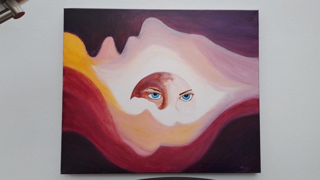 Schilderij modern, Antiek en Kunst, Ophalen