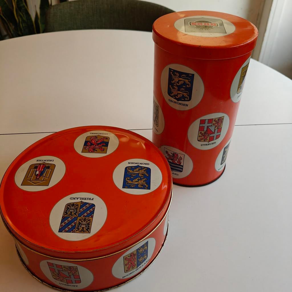 Vintage Arks blikken  Nederlandse provincies, Verzamelen, Blikken, Ophalen of Verzenden