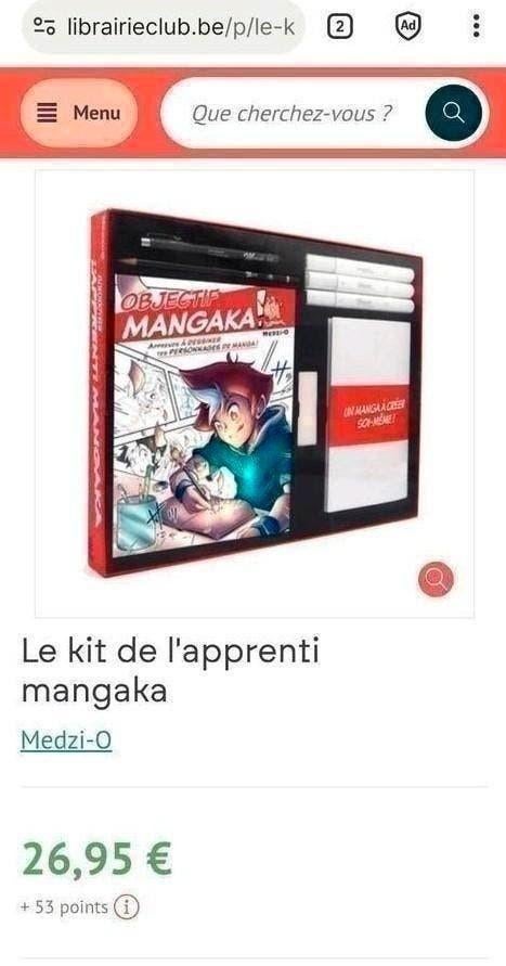 Doelstelling: The Manga Apprentice Kit, Kinderen en Baby's, Speelgoed | Educatief en Creatief, Nieuw, Knutselen, Ophalen