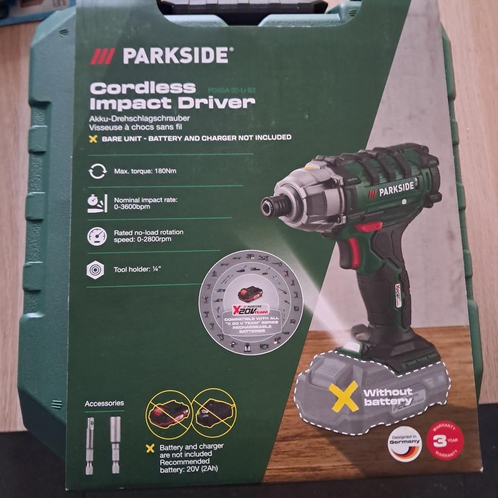 Nieuwe vijsmachine parkside, Bricolage & Construction, Envoi