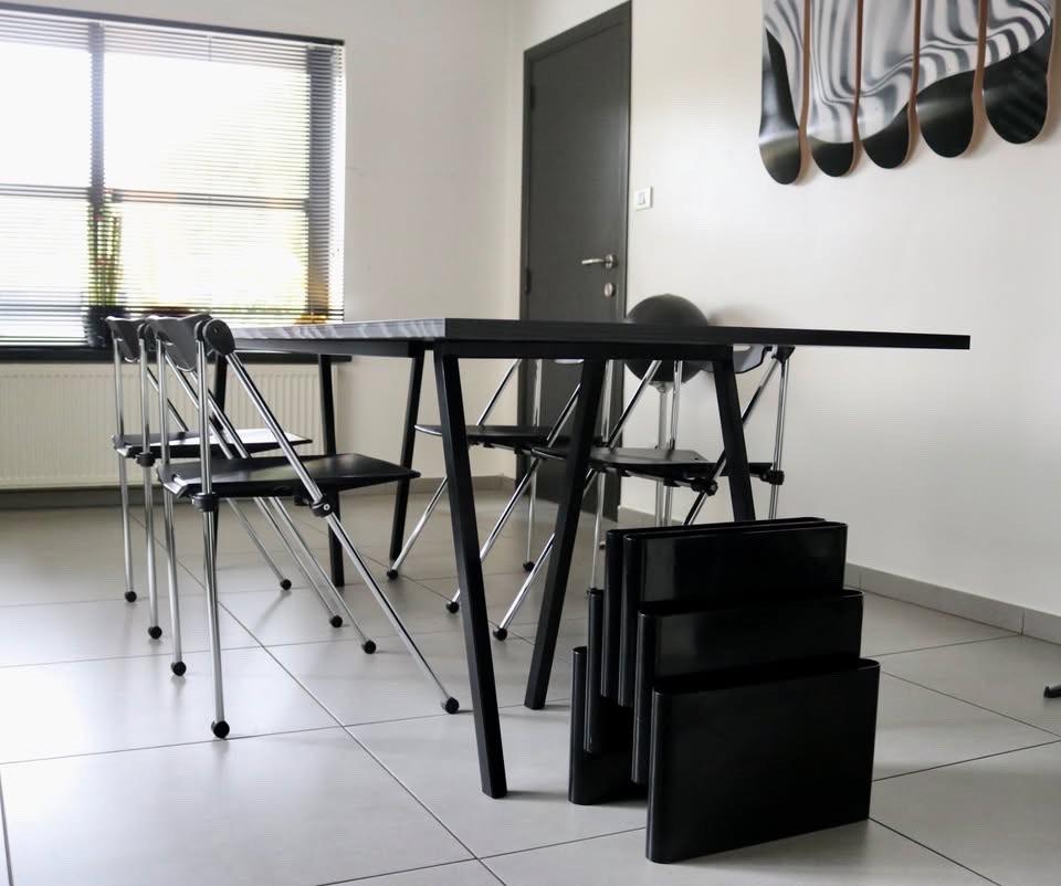 4 Vintage Sitland Ouverture Design stoelen Italy, Antiek en Kunst, Ophalen