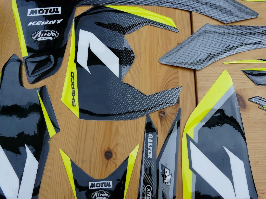 Kit d'autocollants d'origine Sherco Silver R 50cc, Vélos & Vélomoteurs, Enlèvement, Neuf, Sherco