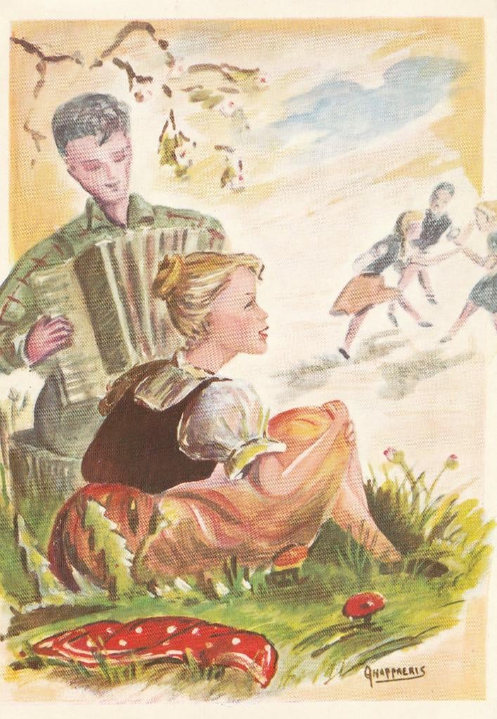 FANTASIE - Jongeman speelt accordeon voor zijn meisje, Envoi, Non affranchie, Autres thèmes