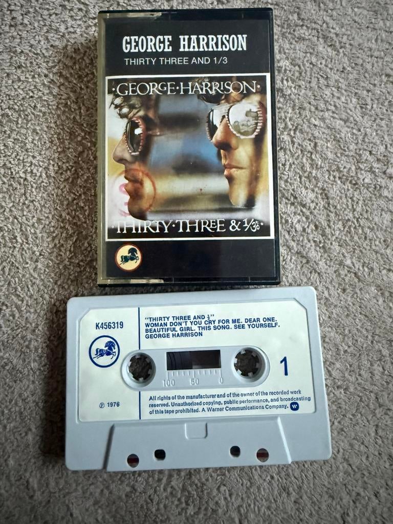 George harrison thirty three and 1/3, Cd's en Dvd's, Cassettebandjes, Ophalen, 1 bandje, Zo goed als nieuw, Voorbespeeld