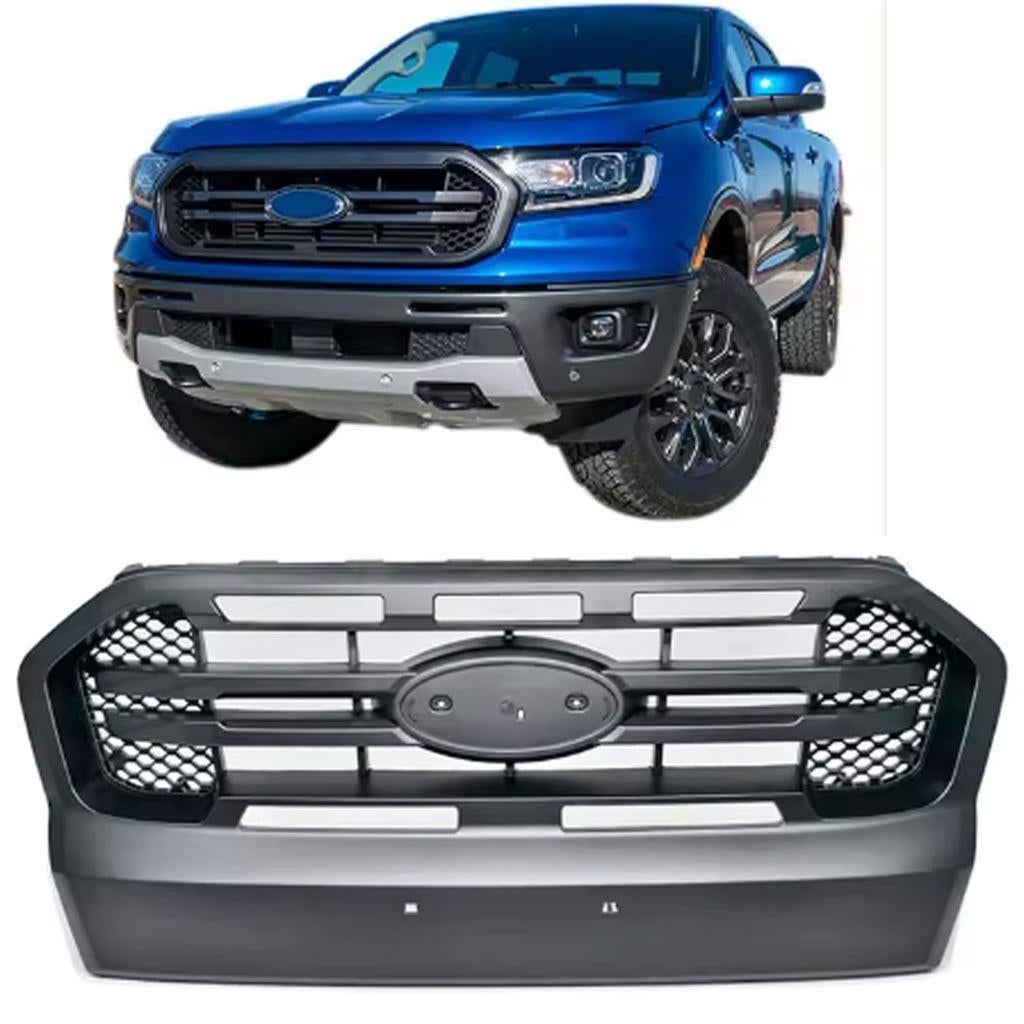 Zwarte Sport Grill Voor Ford Ranger T7, Verzenden