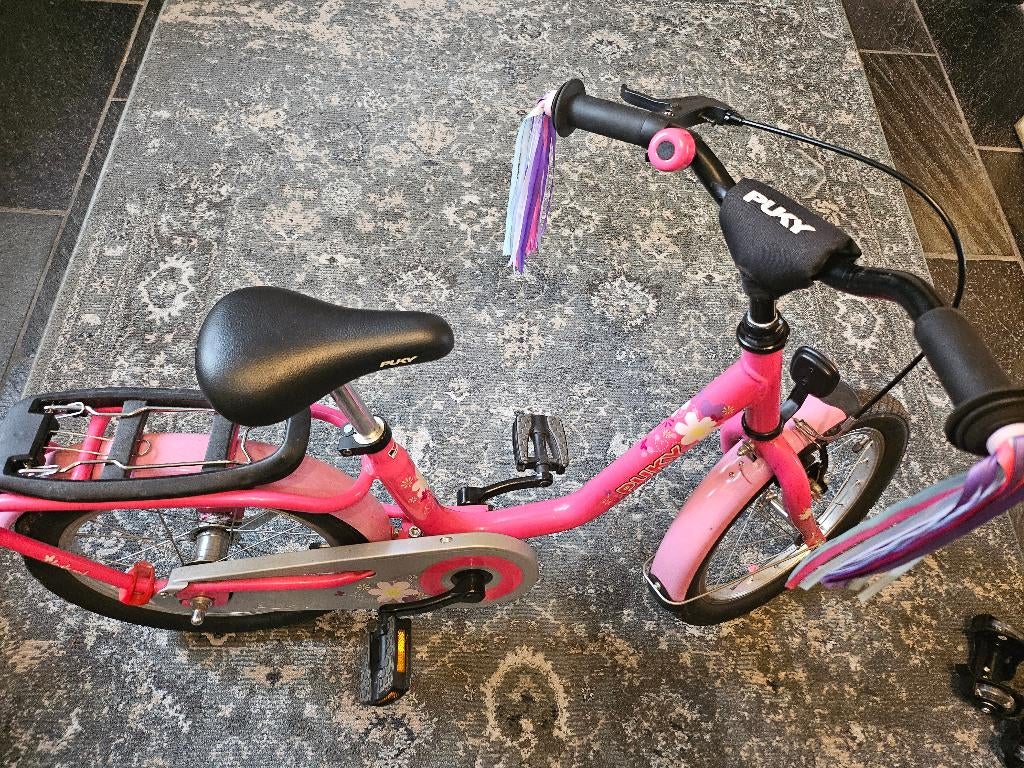 Puky fiets goed als nieuw, Fietsen en Brommers, Ophalen, Zijwieltjes, 16 tot 20 inch, Puky
