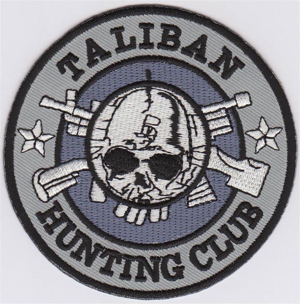 Taliban Hunting Club stoffen opstrijk patch embleem, Verzamelen, Kleding en Patronen, Verzenden, Nieuw