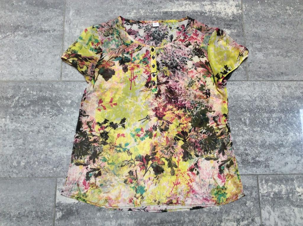 Blouse S.Oliver 38/40, Maat 38/40 (M), Geel, S. Oliver, Ophalen of Verzenden