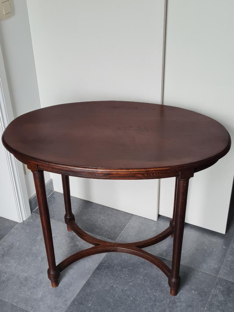 elegante ovale tafel - art nouveau/jugendstil, Ophalen