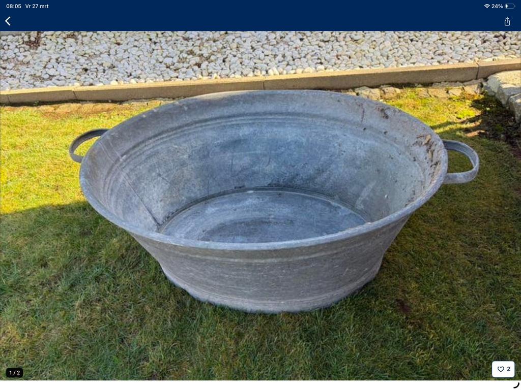 Oude zinken wasbak, Enlèvement ou Envoi, Comme neuf