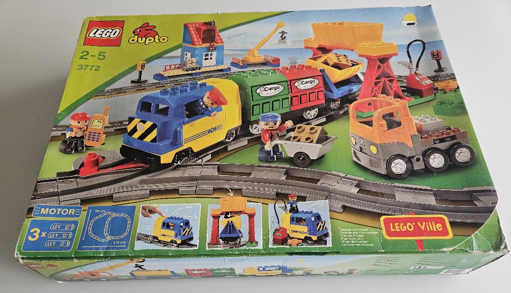 Duplo 3772 Deluxe treinset(collectors item)en treinovergang, Ophalen of Verzenden, Duplo