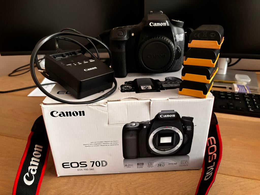 Canon  70D, 6D en nog lenzen., Audio, Tv en Foto, Fotocamera's Digitaal, Ophalen of Verzenden, Gebruikt, Canon