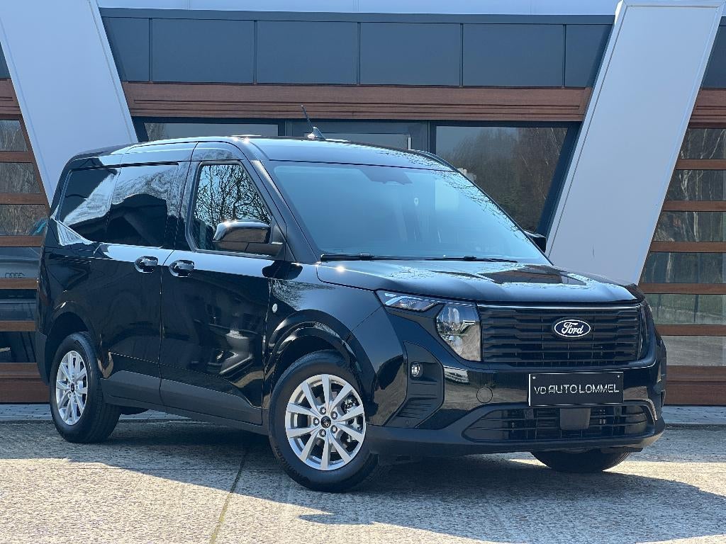 Ford Transit Courier '24 - AUTOMAAT/ FULL OPTION/ GARANTIE, Auto's, Stof, Euro 6, Zwart, Bedrijf