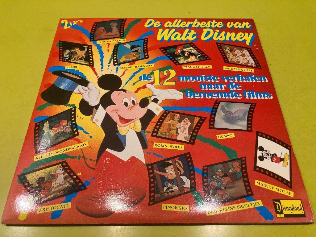 De Allerbeste Van Walt Disney * 2 LP 1987, Ophalen of Verzenden, Gebruikt, Verhaal of Sprookje