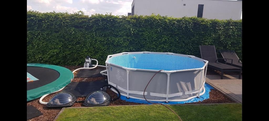 Intex zwembad, solar bol en solar mat, Ophalen, Ladder