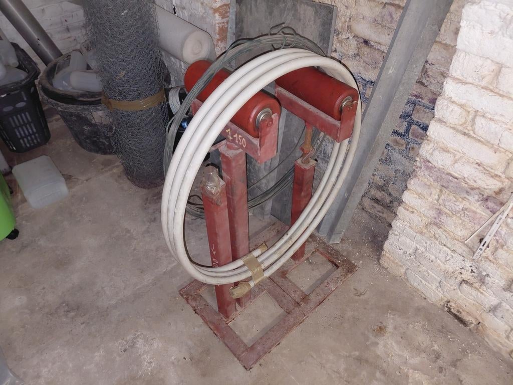 2 pied a rouleaux., Bricolage & Construction, Enlèvement, Comme neuf, Moins de 70 cm, Rabattable