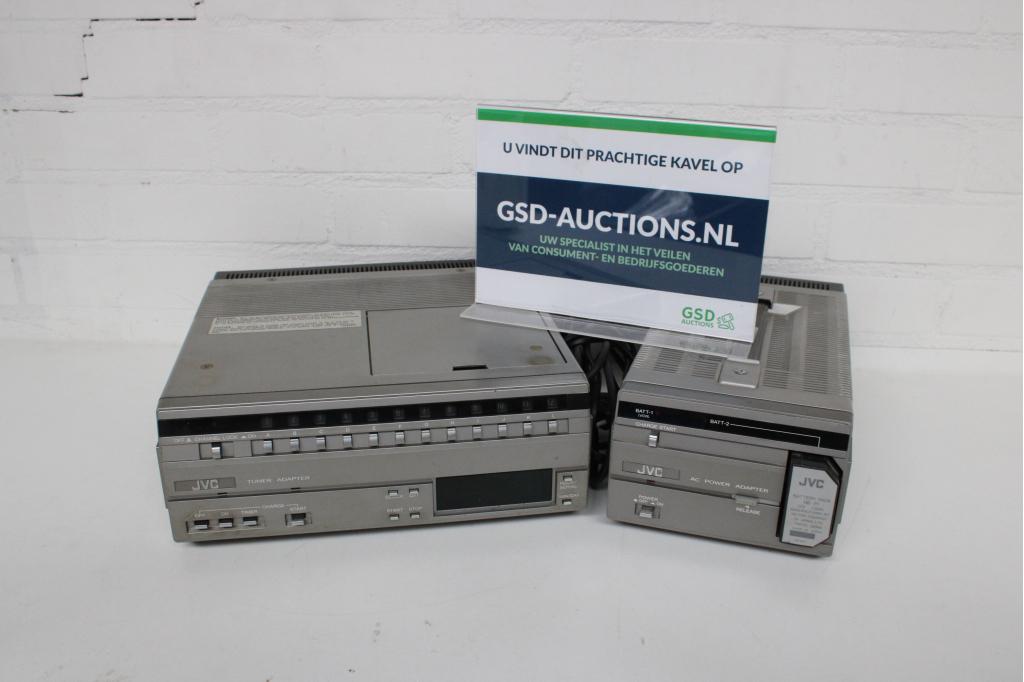 JVC HR-2200EG draagbare VHS-videorecorder met Tuner/Adapter