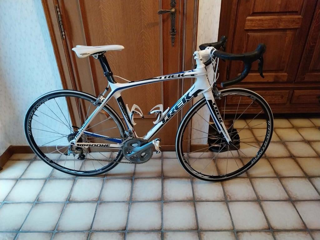 Koersfiets TREK madone, Ophalen