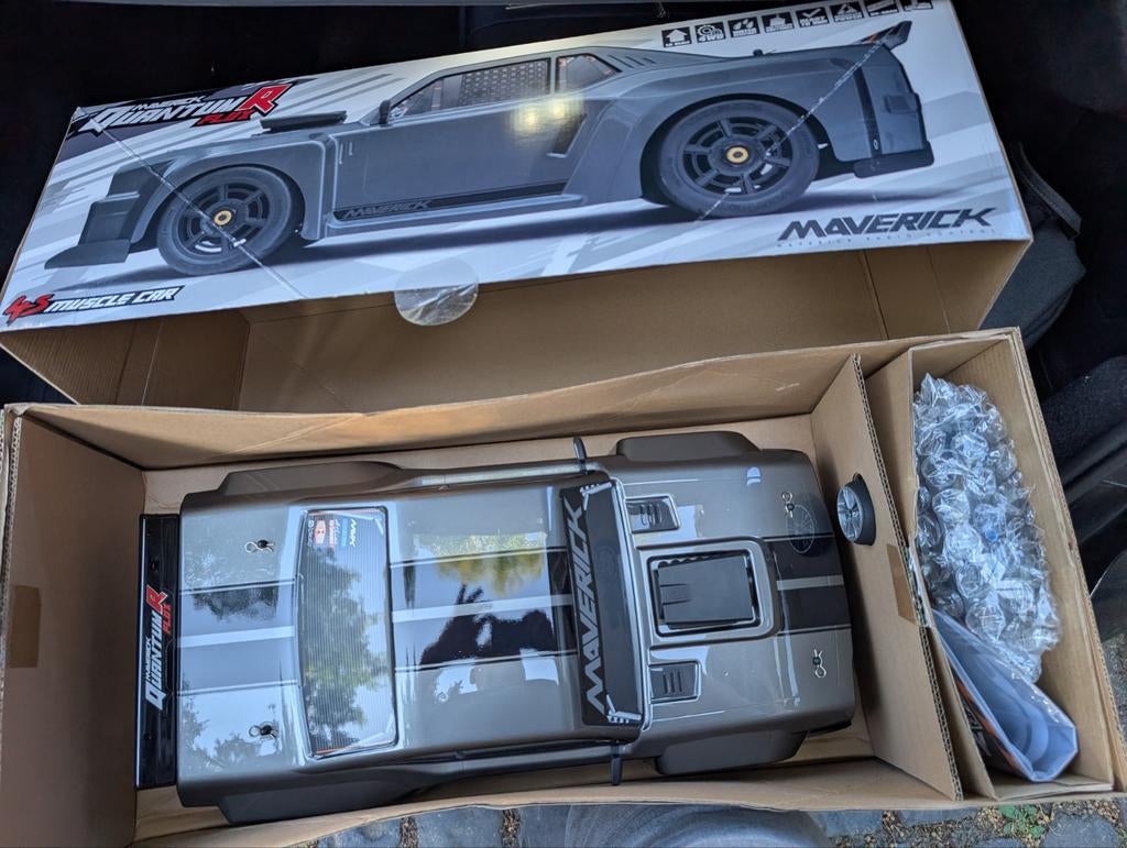 Maverick Quantum RX Flux 1/8 4WD 4S Brushless Muscle Car RTR, Hobby & Loisirs créatifs, Enlèvement, Voiture