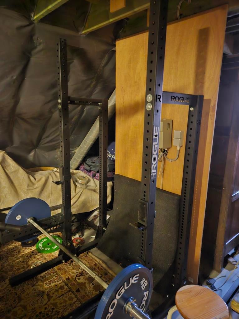 Rogue fitness hr2 half rack met extensions en monolift arms, Ophalen