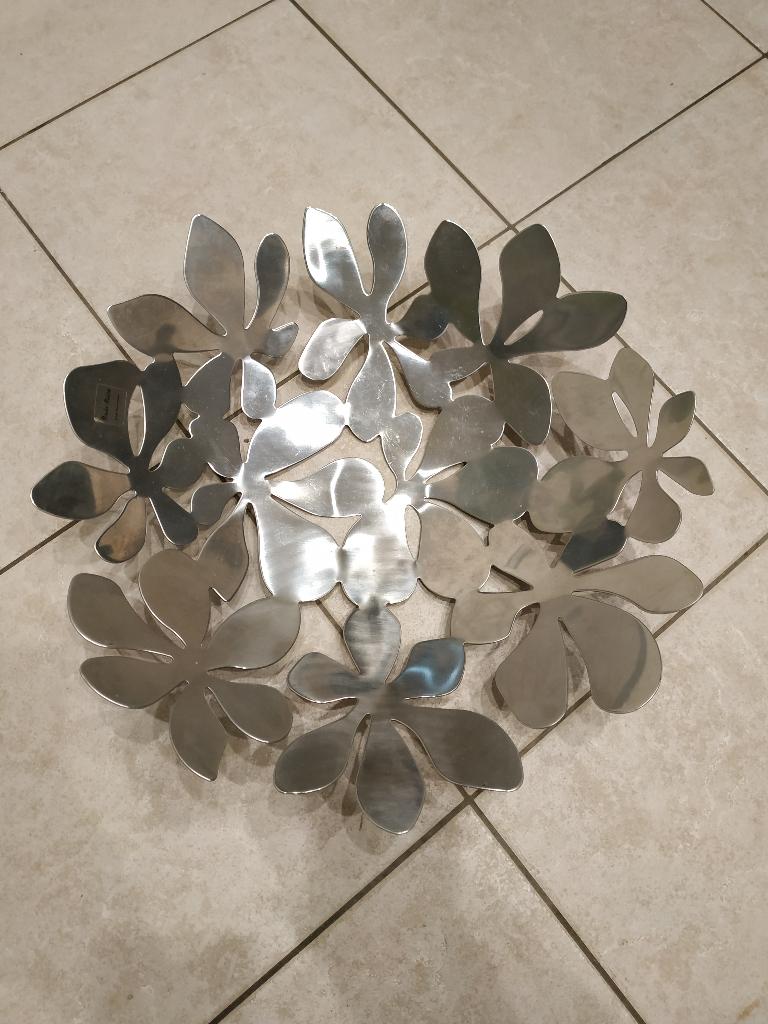 Corbeille à fruits design Monika Mulder inox Ikea Stockholm, Enlèvement, Rond, Autres matériaux, Panier