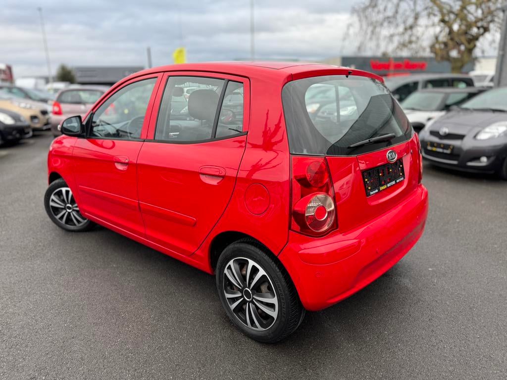 Kia Picanto 1.0 benzine | Airco | Keuring+Carpass |, Autos, Rouge, Achat, Entreprise, Boîte manuelle