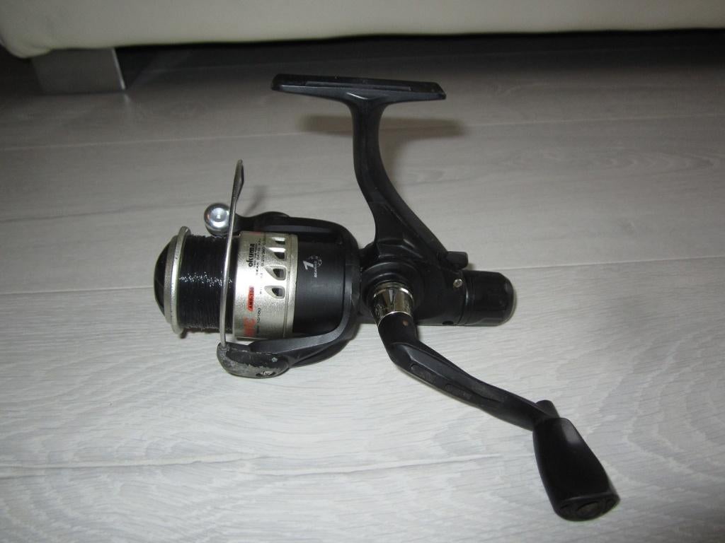 Moulinet automatique Okuma Atomic AMR-130 - 10,00Eur, Sports nautiques & Bateaux, Enlèvement ou Envoi, Utilisé, Moulinet